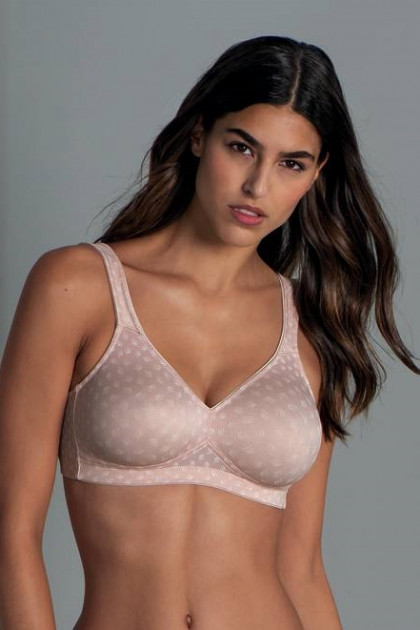 Printed pattern everyday nonwired bra