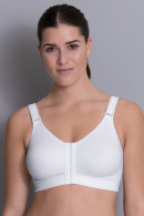 Firm support front closure non-wired sports bra