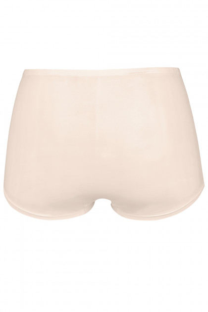 Ντελικάτο σλιπ - λαστέξ ψηλόμεσο με διακριτική δαντέλα στο μπροστινό μέρος.