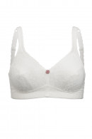 Soft nonwired bra with romantic lace