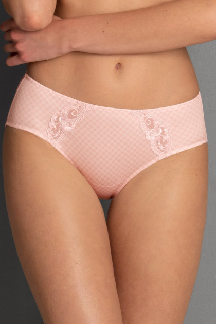 Ρομαντικό, ψηλόμεσο σλιπ από φίνο υλικό μικροϊνας