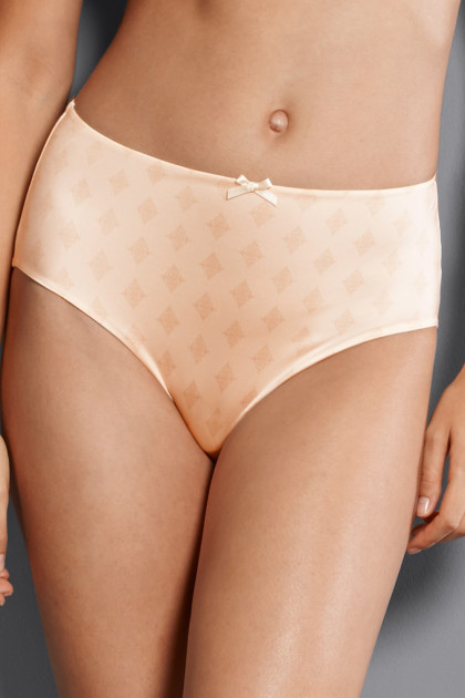 High waist slip with a design on the front. Made of high quality microfiber