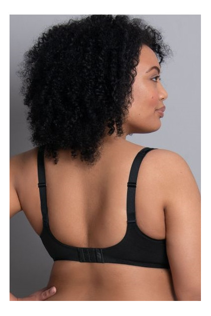 Sensual underwire bra with lace and thin stripes