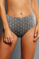 High waist slip with a design on the front. Made of high quality microfiber