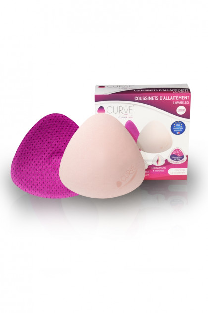 Washable breastfeeding pads. Up to 9 hours of protection. For the whole day.