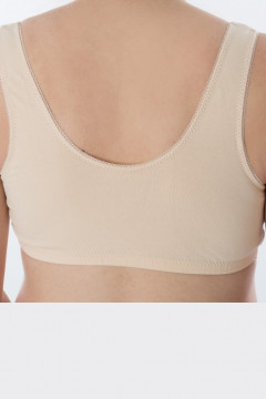 Pregnancy - nursing bra made of organic cotton. For sensitive breasts