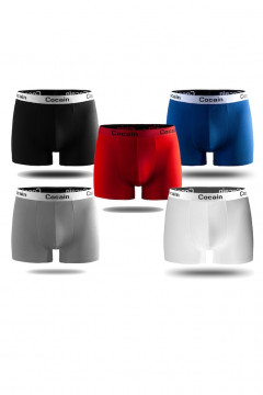 Cotton boxers with comfortable, elastic waistband