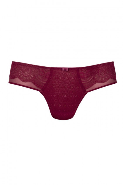 Sexy Brazilian-style brief with lace and tulle