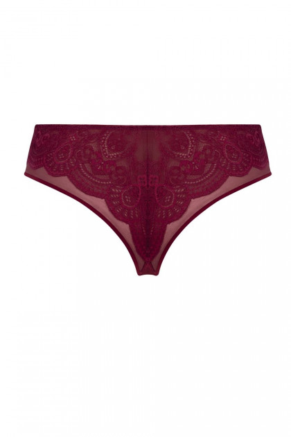 Sexy Brazilian-style brief with lace and tulle