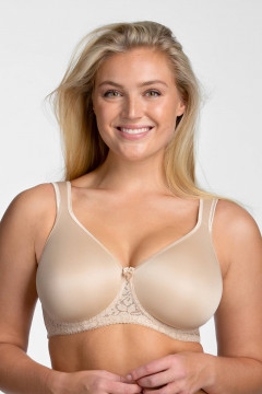 Romantic underwired big cup bra for plus size silhouettes