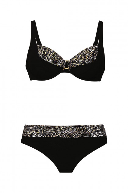 Στυλάτο μπικίνι με μπανέλες που σμιλεύει το σώμα