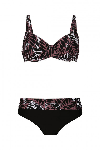 Κομψό μπικίνι με μπανέλες για γυναίκες με βαρύ στήθος. Τέλεια στήριξη