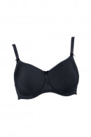 Fine and durable lightweight non-wired bra