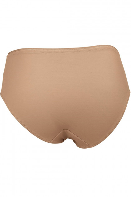 Slip made of microfiber with tulle on the sides