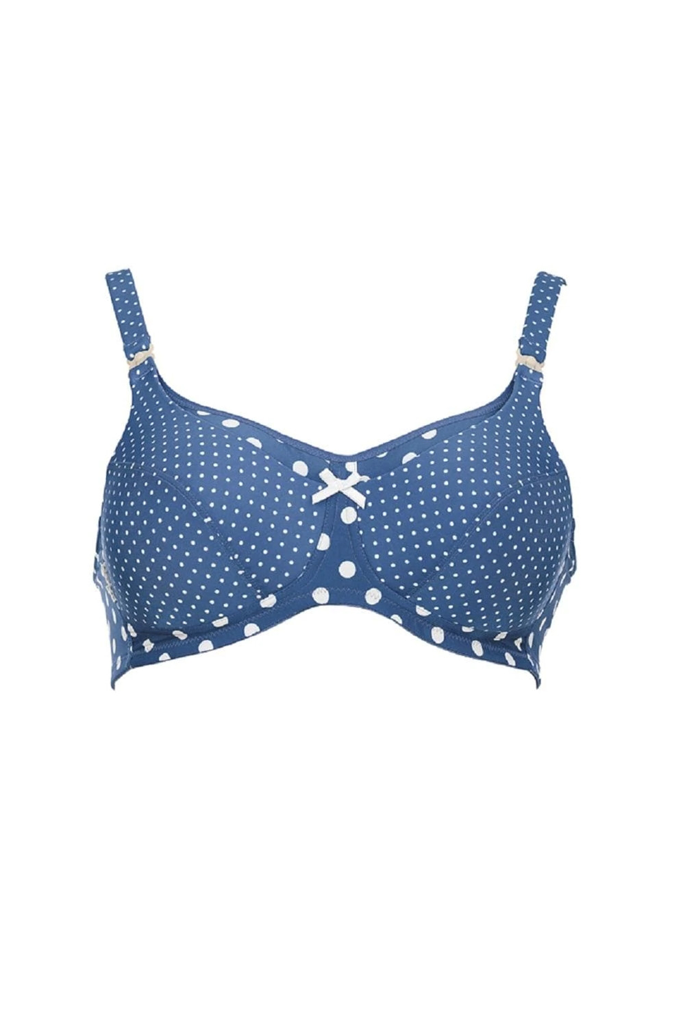 Nonwired nursing bra with padded cups
