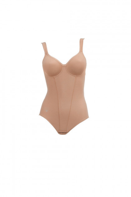 Underwired body with preformed seamless cups