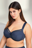EMILY - Big cup underwire bra with tulle