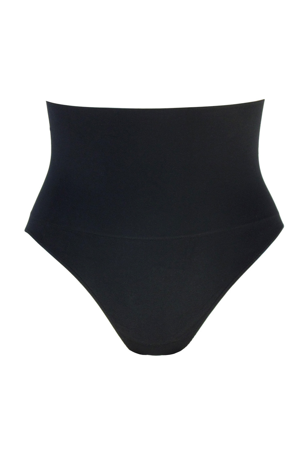 Hip shaping panty girdle made of microfiber and firm fabric