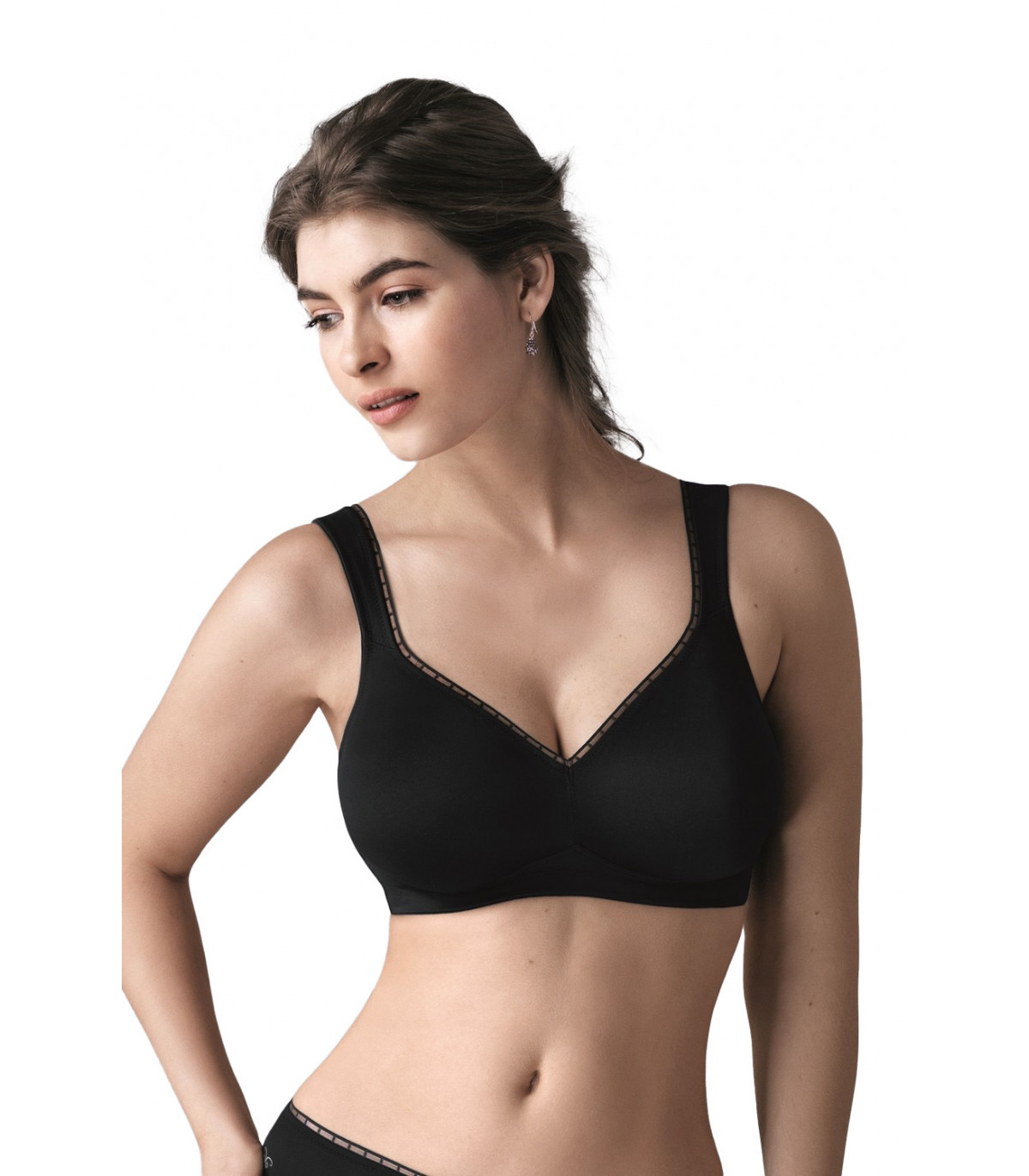 Cooling non-wired bra