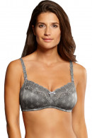 Soft nonwired bra with lace on décolleté