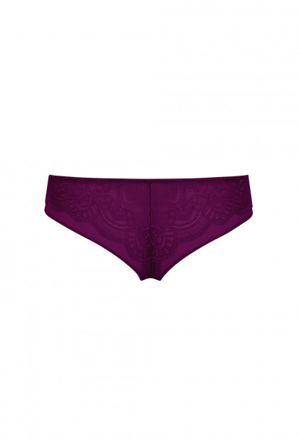 Sexy Brazilian-style brief with lace and tulle