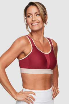 Kimberly soft non-wired sports bra with wide straps