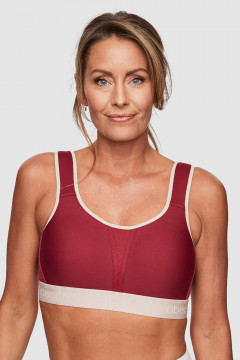 Kimberly soft non-wired sports bra with wide straps