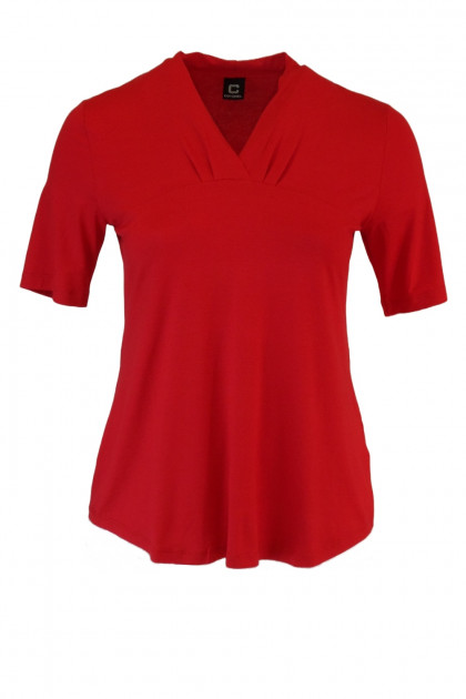 Κοντομάνική ΜΠΛΟΥΖΑ από φίνο ύφασμα βισκόζης