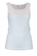Sleeveless all-cotton shirt in a pack of 2 pieces