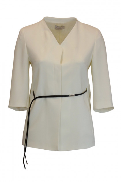 Jacket made of high quality crepe fabric