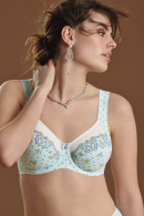 Elegant comfort bra with underwire and wide straps