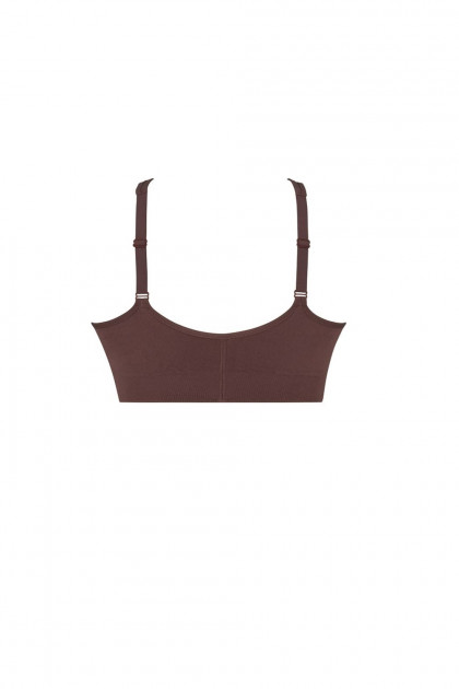 Σουτιέν ελαφρύ χωρίς μπανέλες. Με μπροστινό κούμπωμα. Ιδανικό για τον ύπνο & το σπίτι