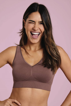 Seamless non-wired bra for everyday use