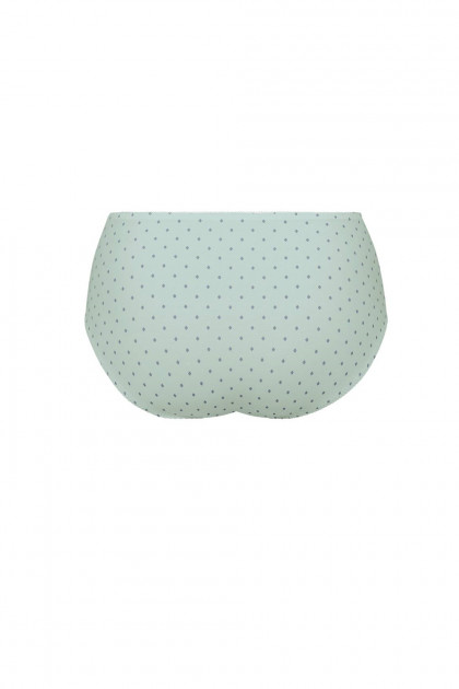 High-waist slip made of durable microfiber and floral print