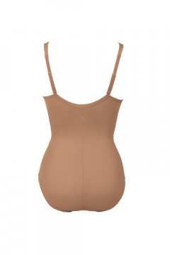 Seamless non-wired soft cup bodysuit