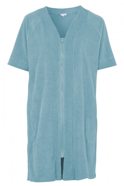 Zipped bathrobe / beachrobe