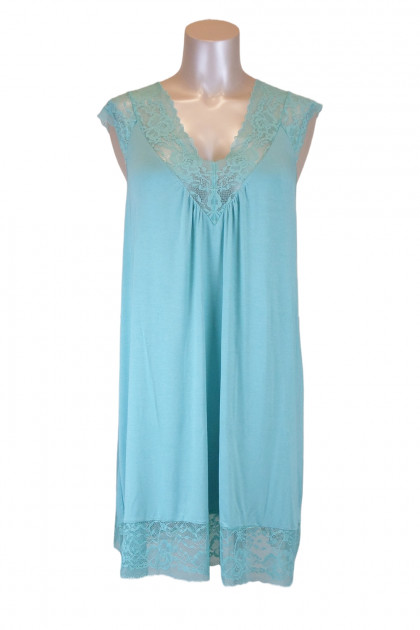 Lace viscose nightdress