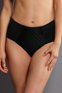 High waist slip made of jacquard fabric that lets the skin breathe