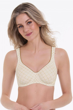 Elegant underwired bra with a discreet design