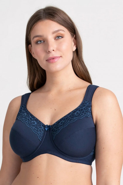 Cotton Now underwired minimizer bra