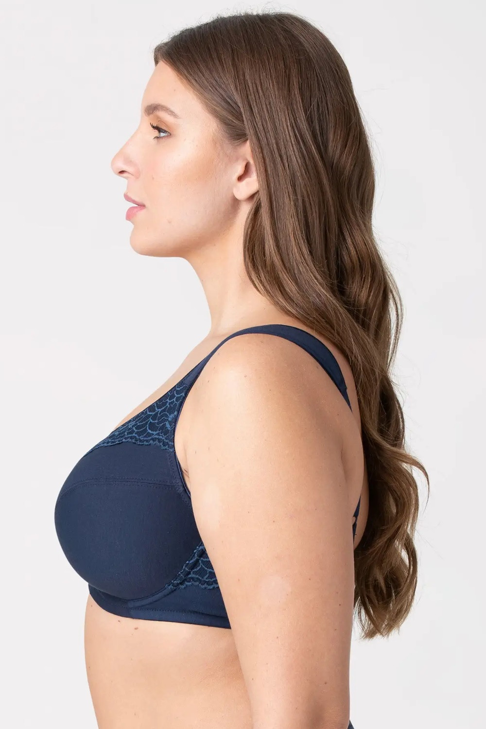 Cotton mix minimiser bra without underwiring Miss Mary Of Sweden