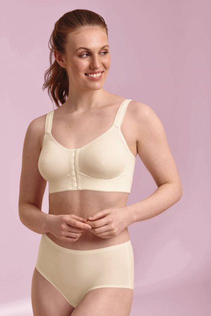 Μετεγχειρητικό σουτιέν χωρίς μπανέλες που κουμπώνει μπροστά και δεν προκαλεί αλλεργίες