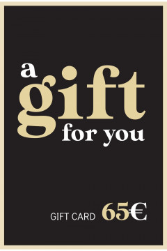ΚΑΡΤΑ ΔΩΡΟΥ ΑΞΙΑΣ 65 ΕΥΡΩ  Χαρίστε ένα δώρο που θα εκτιμηθεί!