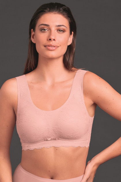 Casual Natural Feminine Ultra-Comfy Nonwired Lace Bralette