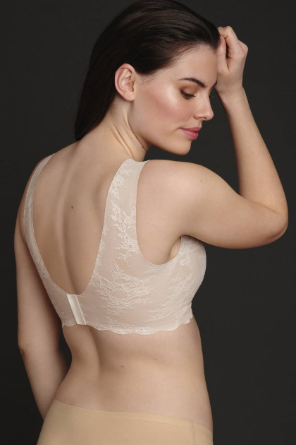 Casual Natural Feminine Ultra-Comfy Nonwired Lace Bralette