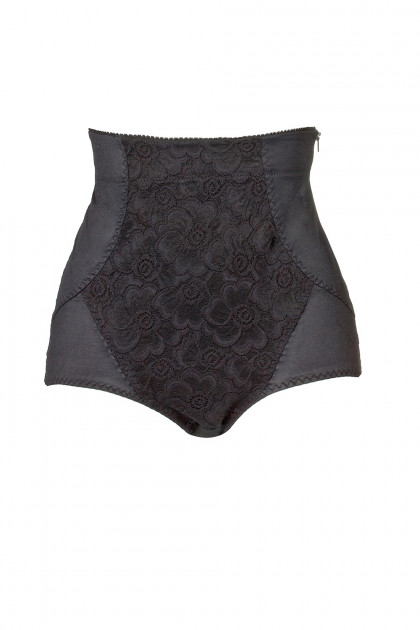 Ψηλόμεσο λαστέξ για επίπεδη κοιλιά. Με φερμουάρ στο πλαϊνό μέρος