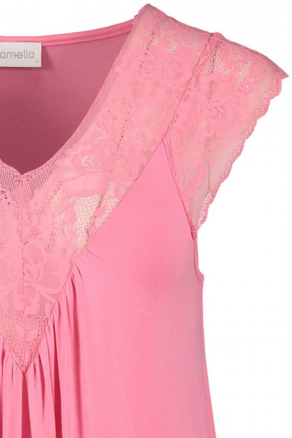 Lace viscose nightdress