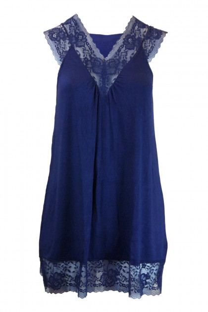 Lace viscose nightdress