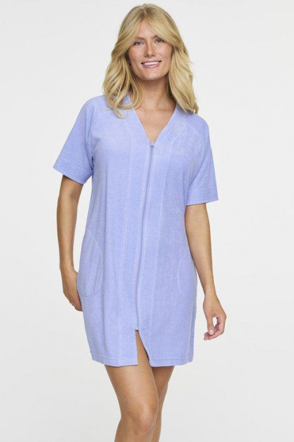 Zipped bathrobe / beachrobe