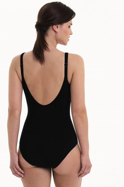 Ολόσωμο μαγιό με εμπριμέ σχέδιο στο μπροστινό μέρος